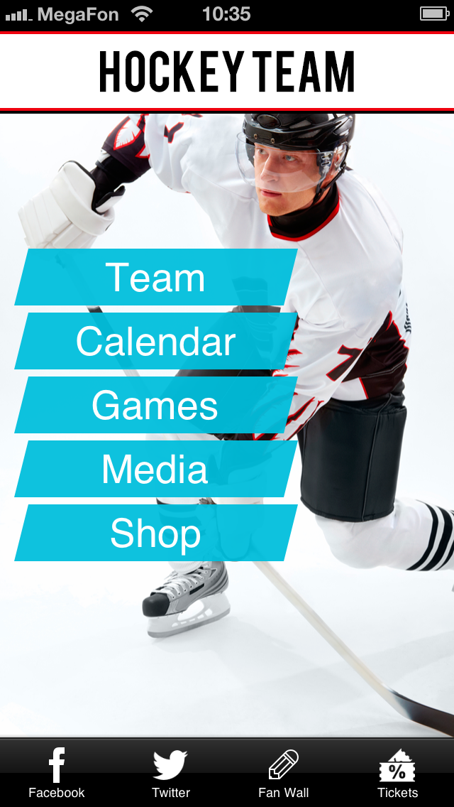 Hockey Team Mobile Apps