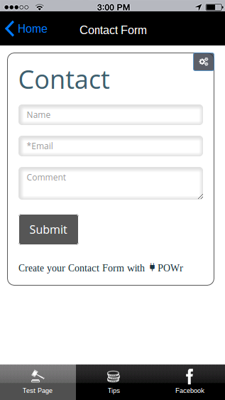 POWr mobile forms