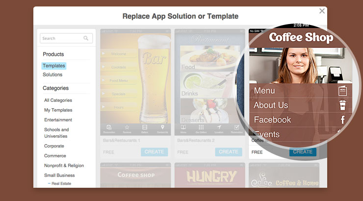 How to Change App Template
