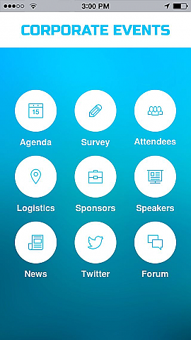 Corporate Events 2 App Templates