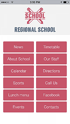 Regional School 2 App Templates