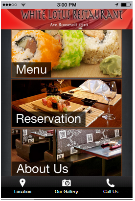 Crear aplicaciones para restaurantes